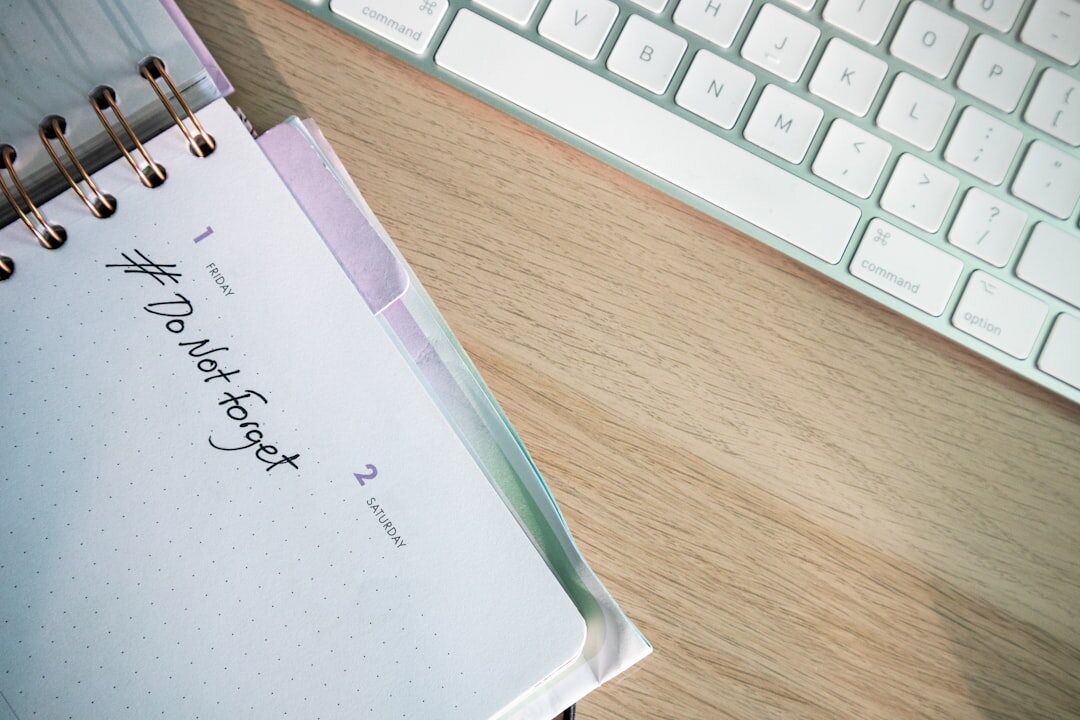 journaling at desk