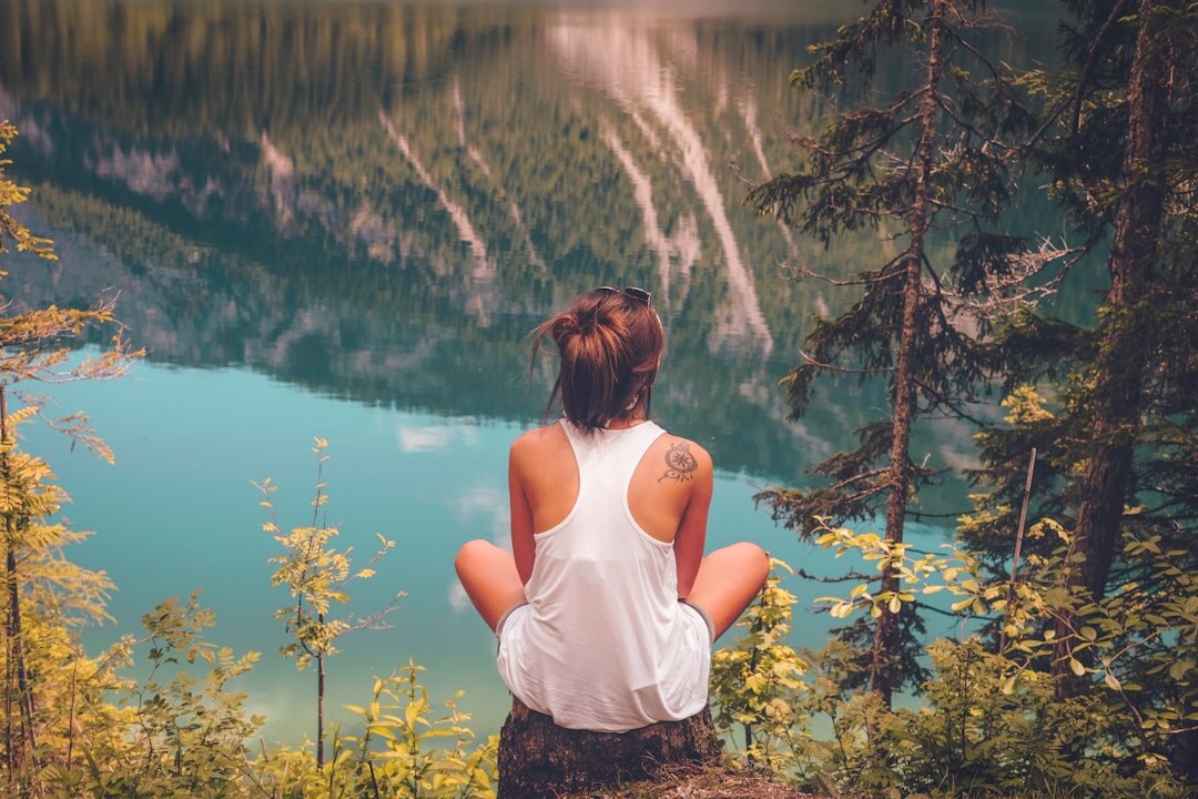 person reflecting on personal growth